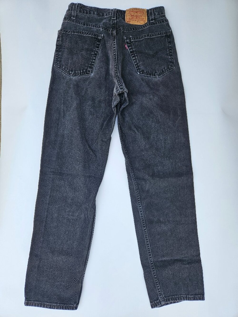 Levi's 550 Relaxed Fit Jeans Men's 32x34 Black Denim 100% Cotton